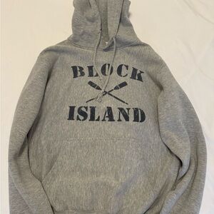 Grey Block Island hoodie